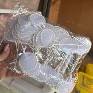 Used for decorating chocolates, baskets, gifts and more. Has small pearls around